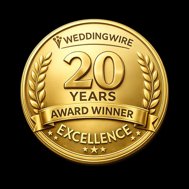 WeddingWire 20 Years Award Winner Excellence